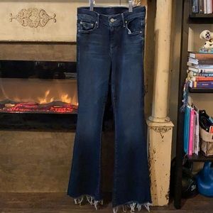 Mother “the weekender” frays